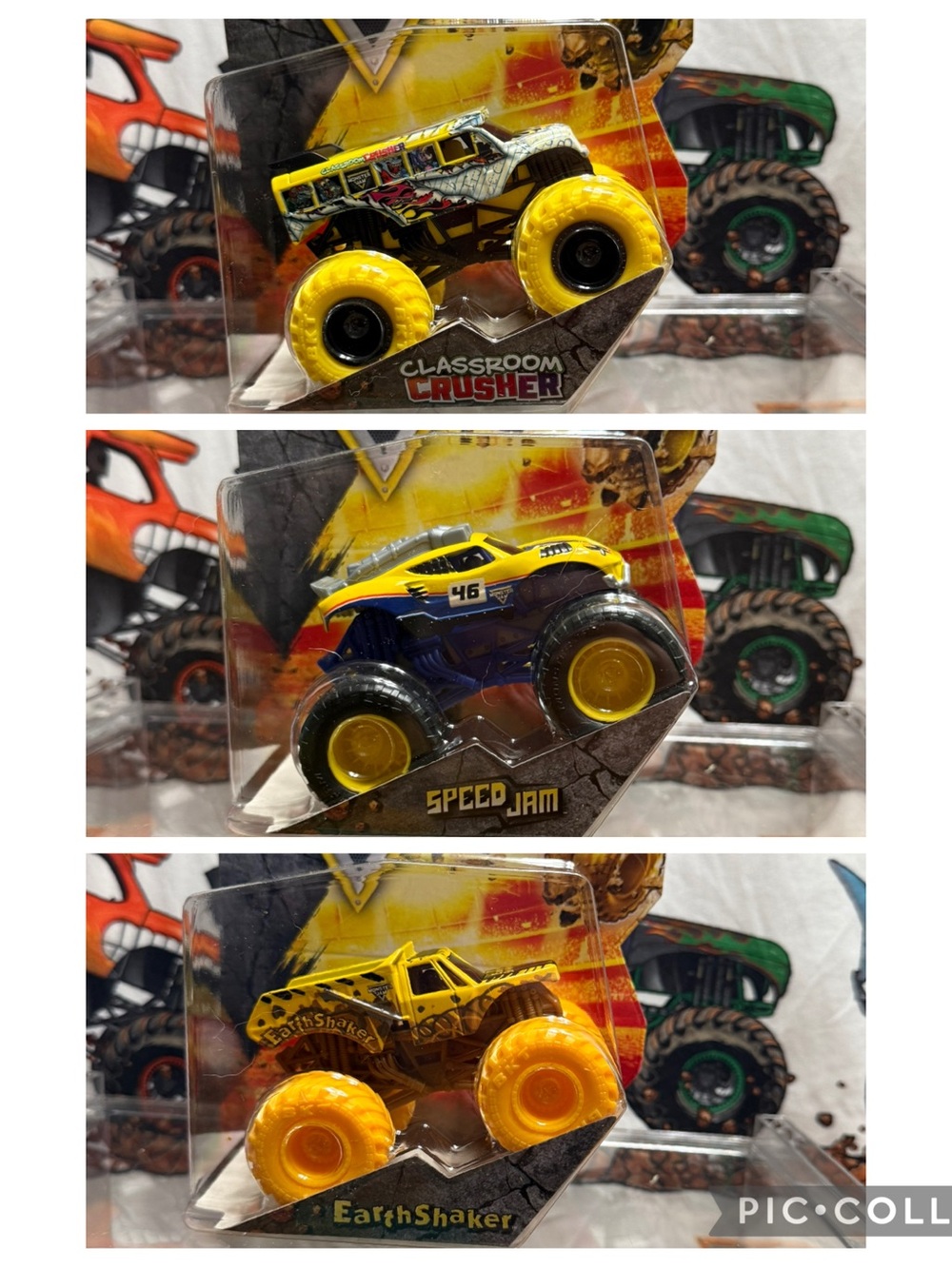 Series 46 NEW Monster Jam Trucks 1/64